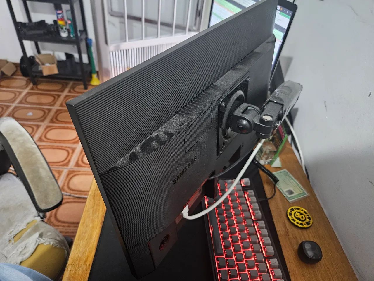 Vendo Monitor Samsung 24 Polegadas T350 - Foto 2