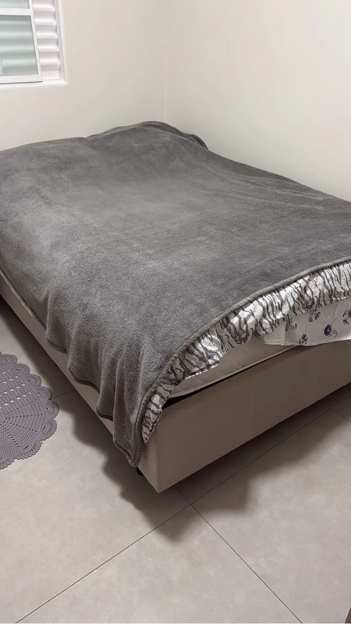 Vendo cama casal com box - Foto 5