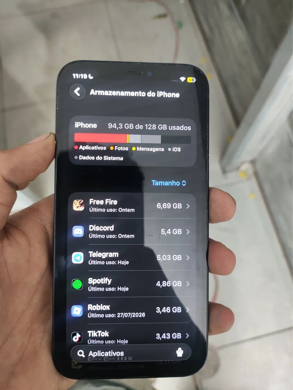 iPhone 12 - 128 GB - Preto - Foto 3