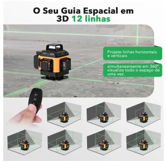 Nível a laser com tripé - Foto 4