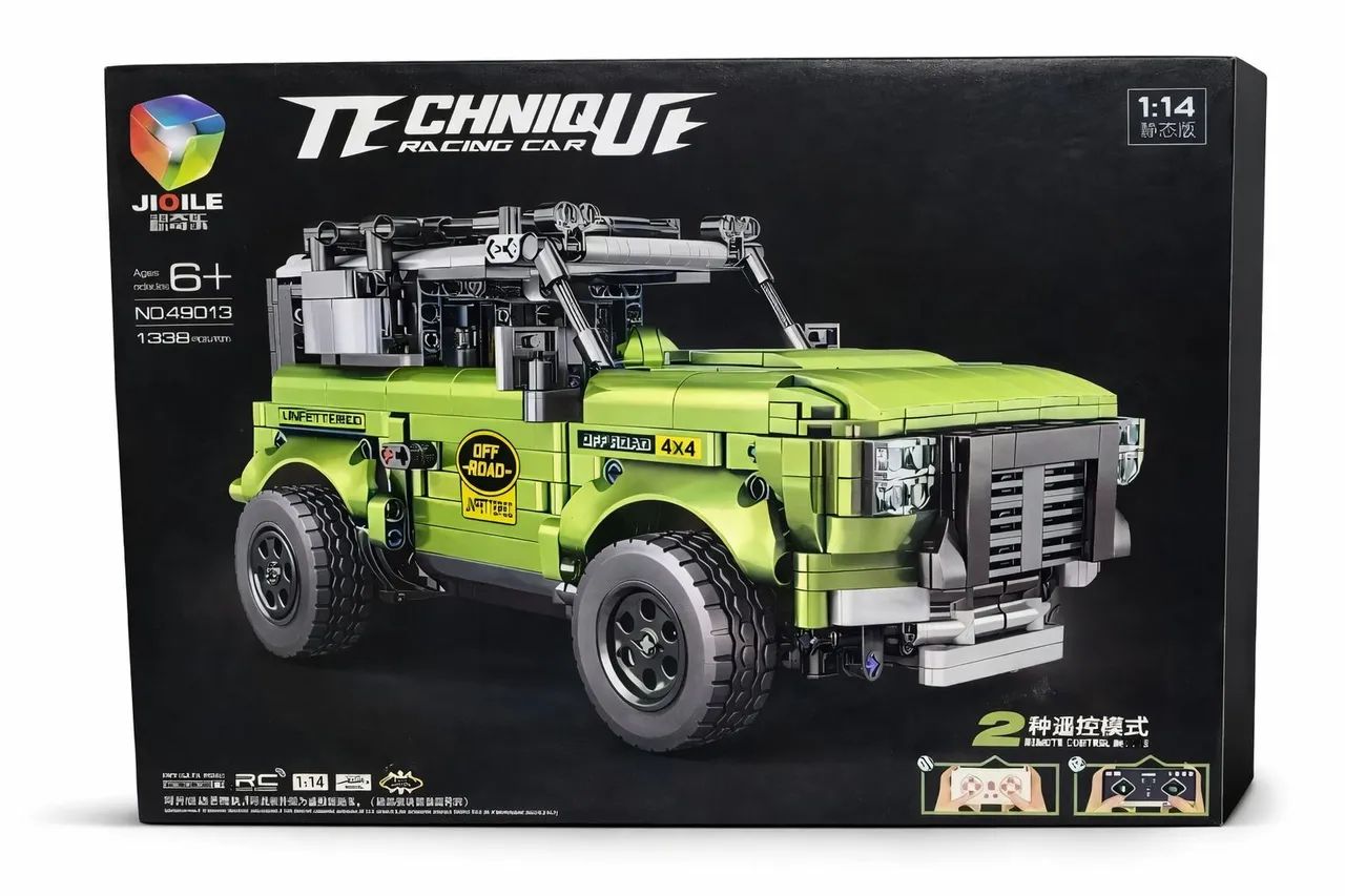 BRINQUEDO DE MONTAR COM 1338 PEÇAS, MODELO. 49013  JEEP LAND ROVER 1338 PEÇAS 