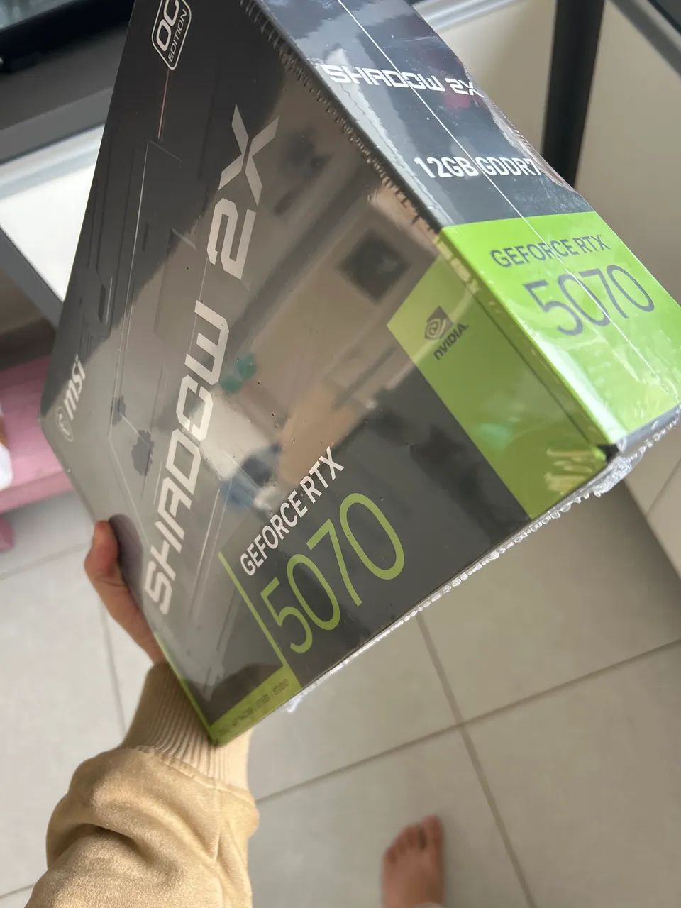 Placa de video rtx 5070 shadow 2x msi - nova