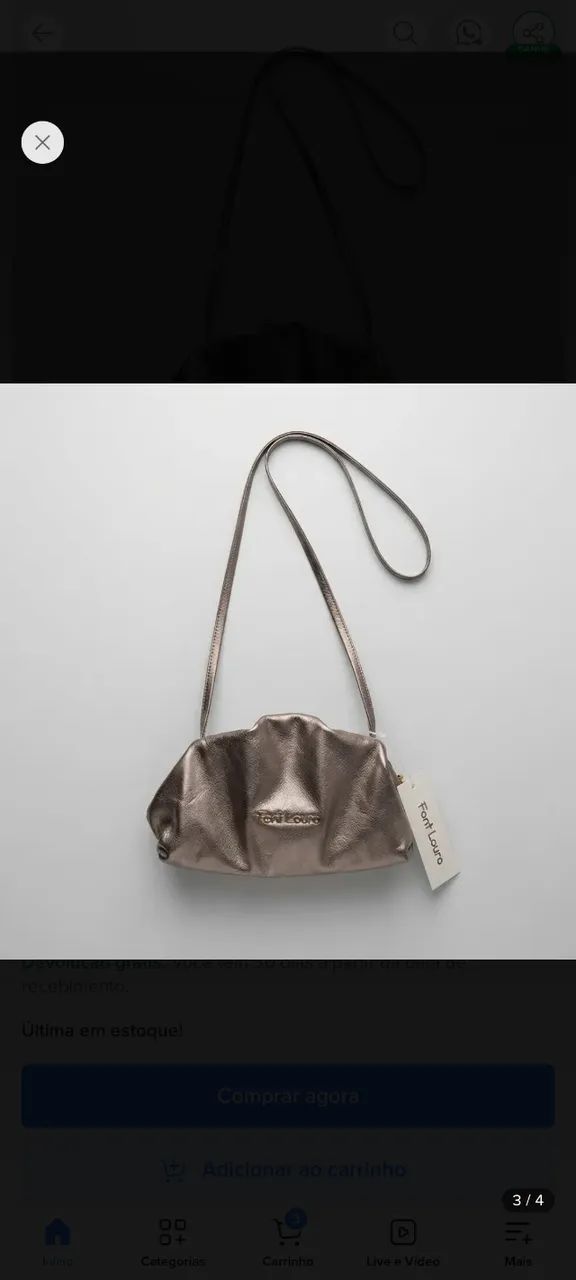 Bolsa fortcouro nuvem