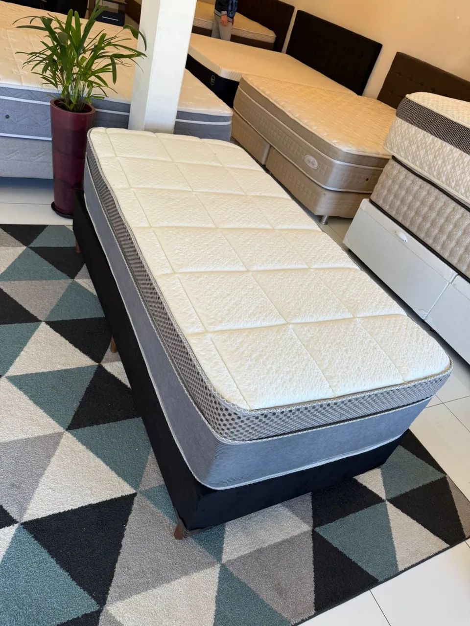 Cama de Solteiro SEMINOVA TOP - Entrega GRÁTIS!  - Foto 3