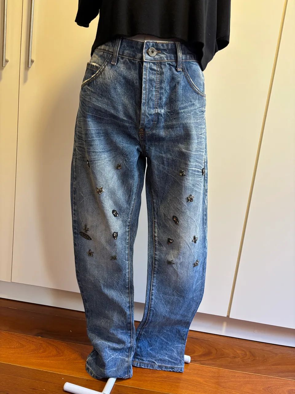 Calça jeans Animale com bordado 