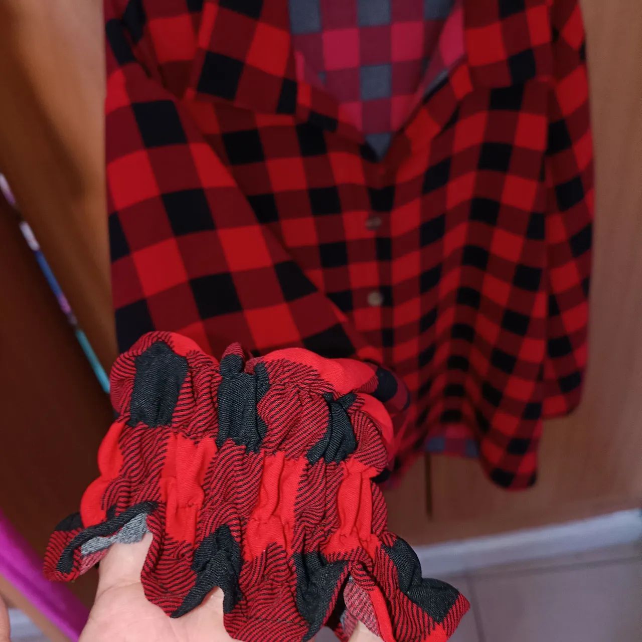 Camisa xadrez plus g2 - Foto 4