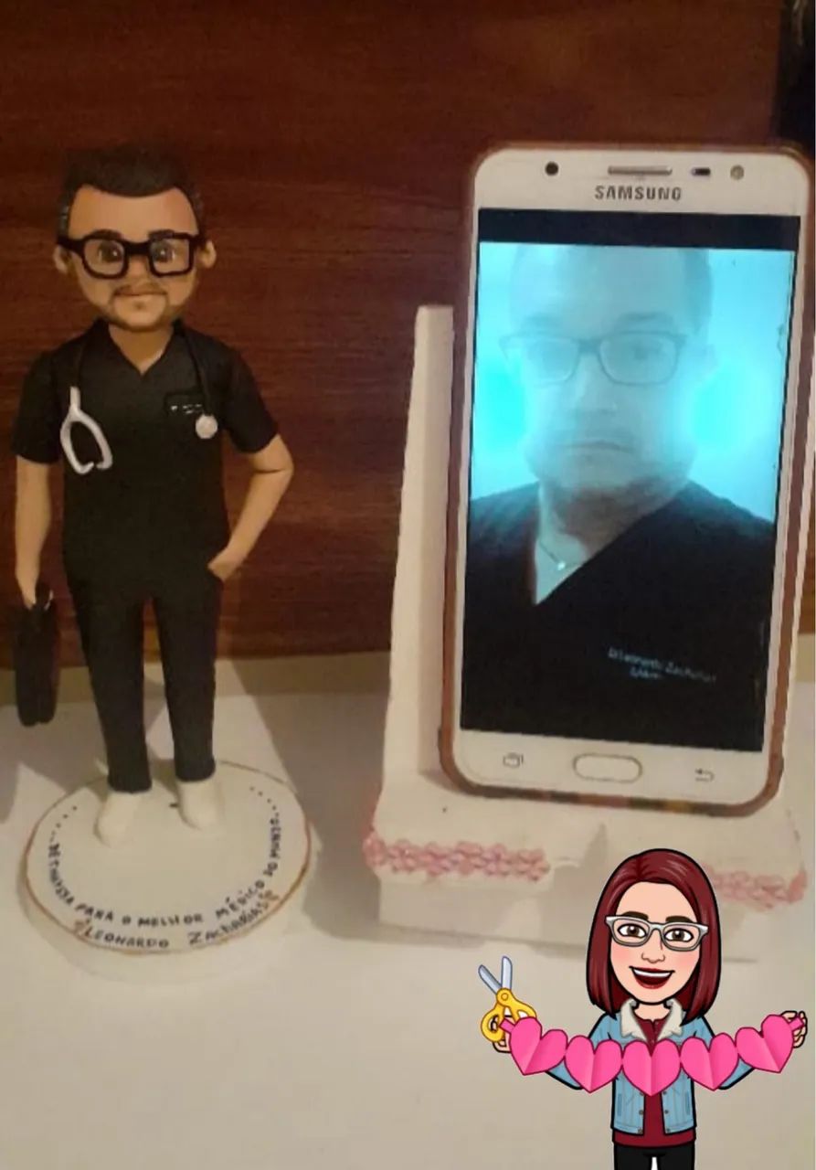 Escultura personalizada em Biscuit