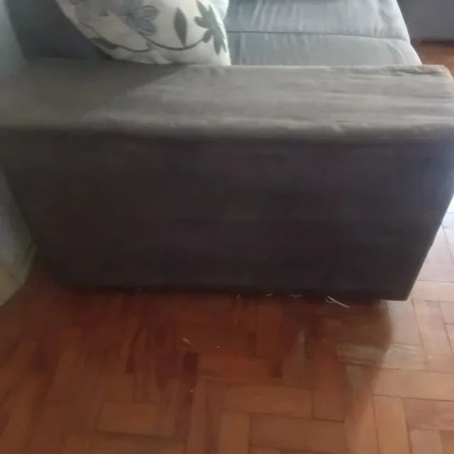 Sofa 2 lugares suede com 2 almofadas - Foto 5