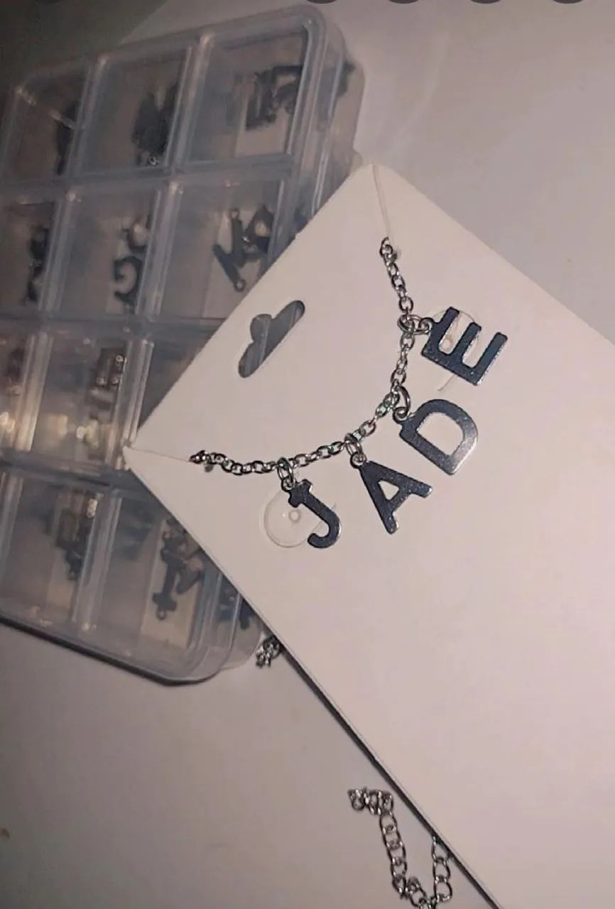 Colar Nome personalizado - aço inoxidável 45 + 5 cm - Foto 3
