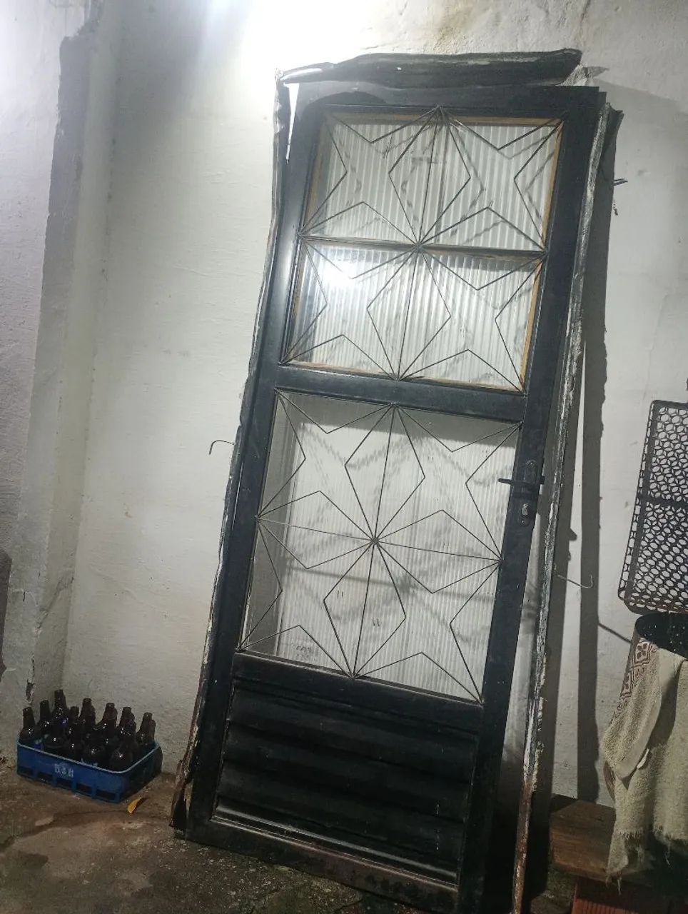 Porta de ferro de 80