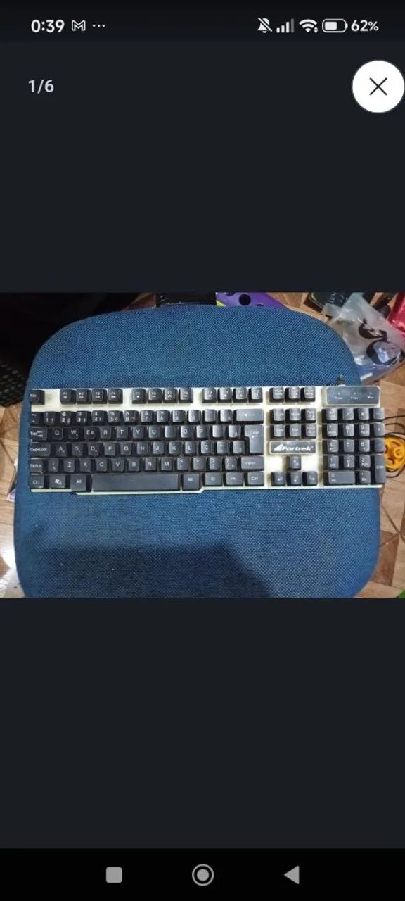 Lote com 7 teclados de várias marcas com defeito  - Foto 2