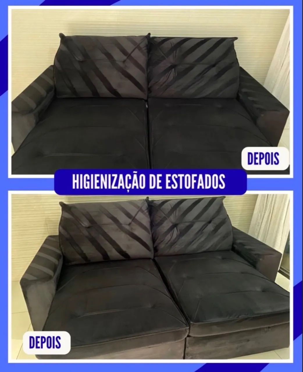 Higienização de Estofados  - Foto 4