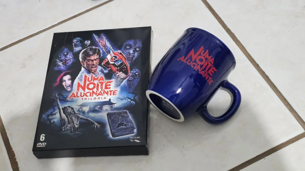 DVD Uma Noite Alucinante. Trilogia com 6 discos + Caneca