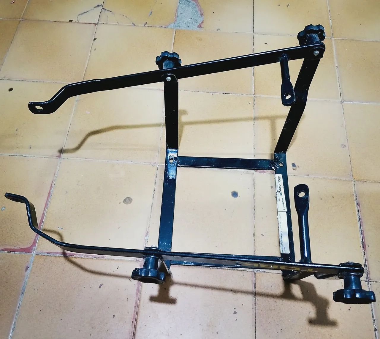 Suporte Para Baú De Moto Pro Tork Compatívem com Dafra Apache - Foto 3