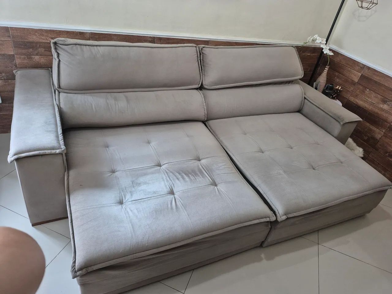 Sofá retrátil reclináveis com 2.90m - Foto 3