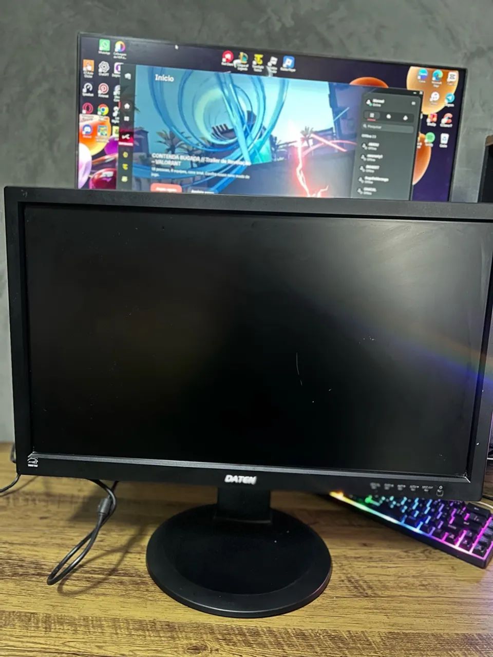 Monitor 24? 75hz - Semi novo  - Foto 2
