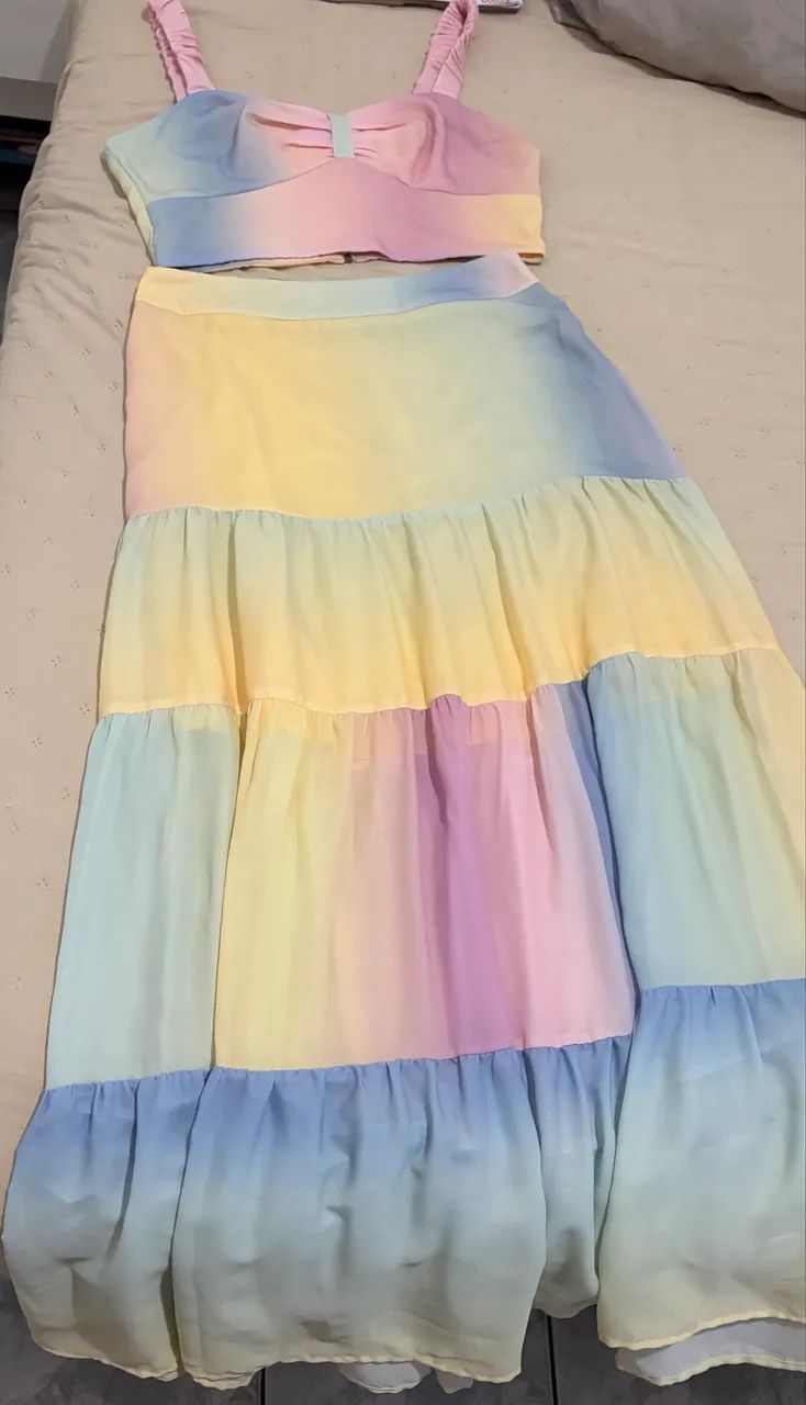 Conjunto colorido - Tamanho M 