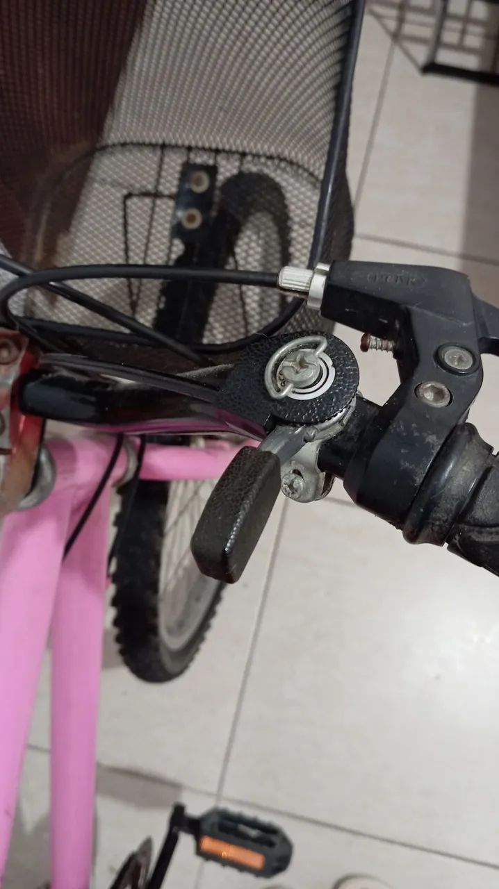 Bicicleta rosa em bom estado  - Foto 2