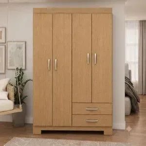 Guarda roupa moscou com 4 portas batentes NOVO DE LOJA