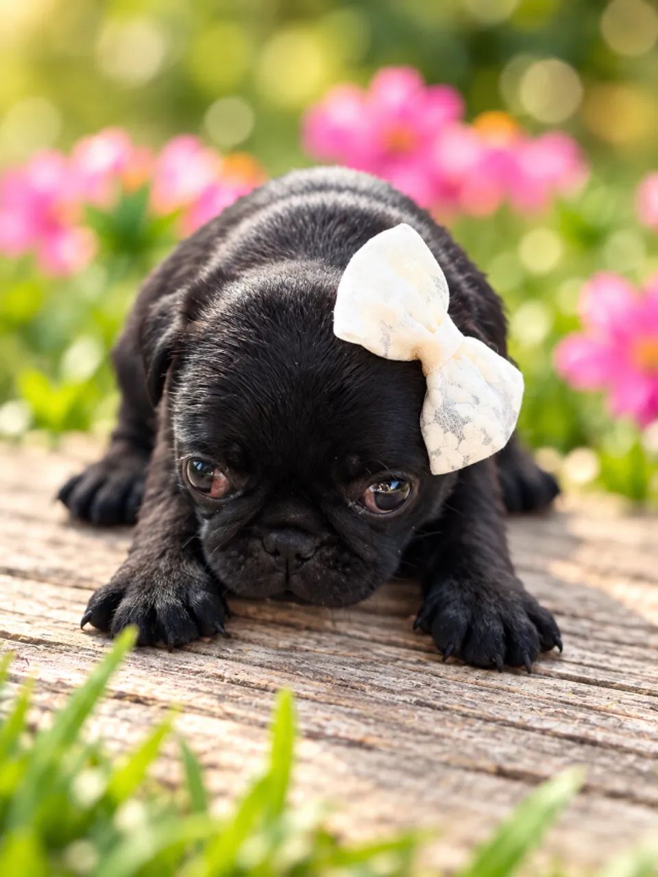 FILHOTE DE PUG PRETO 