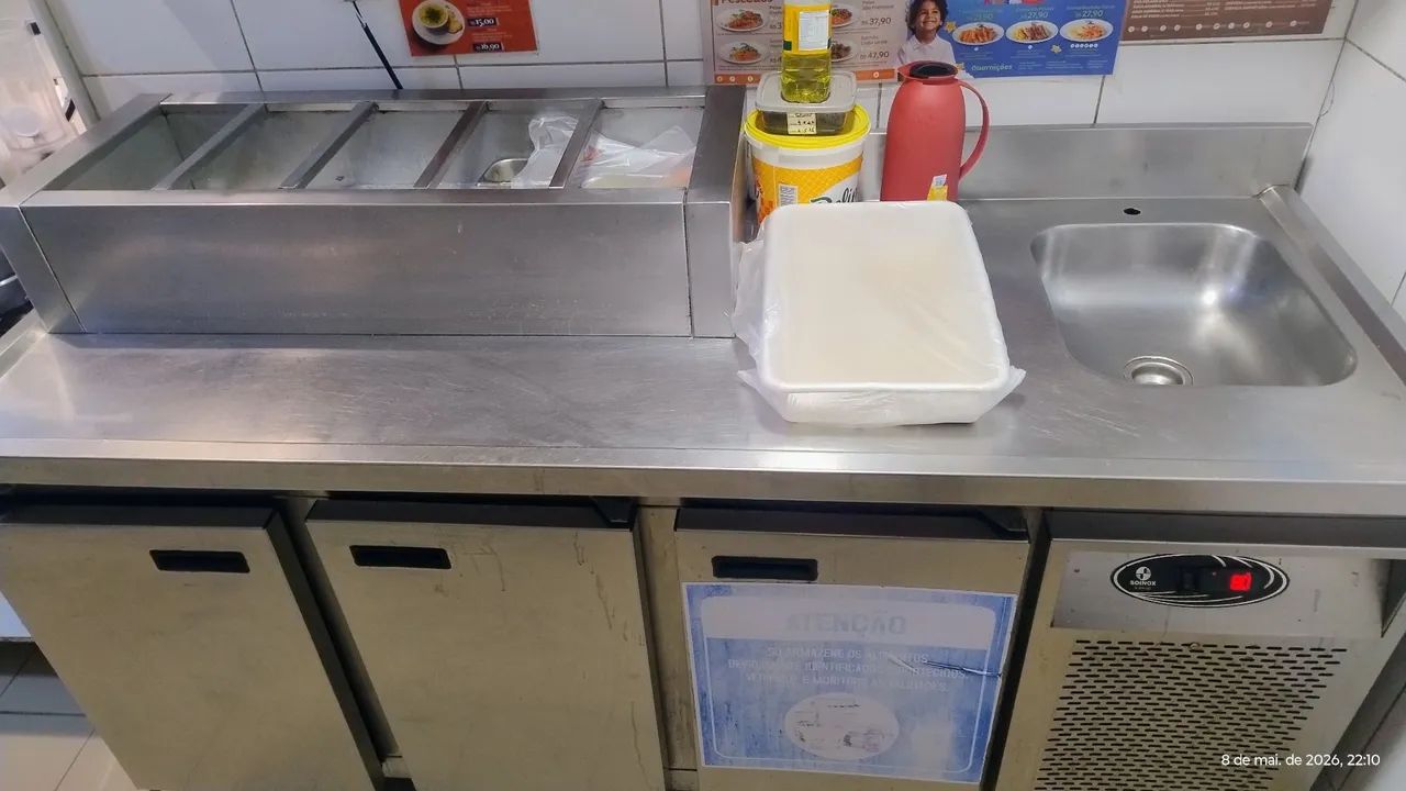 Balcão refrigerado 