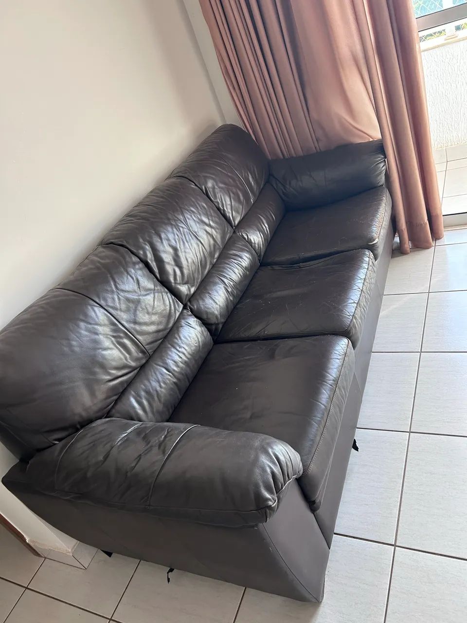 Sofá de couro
