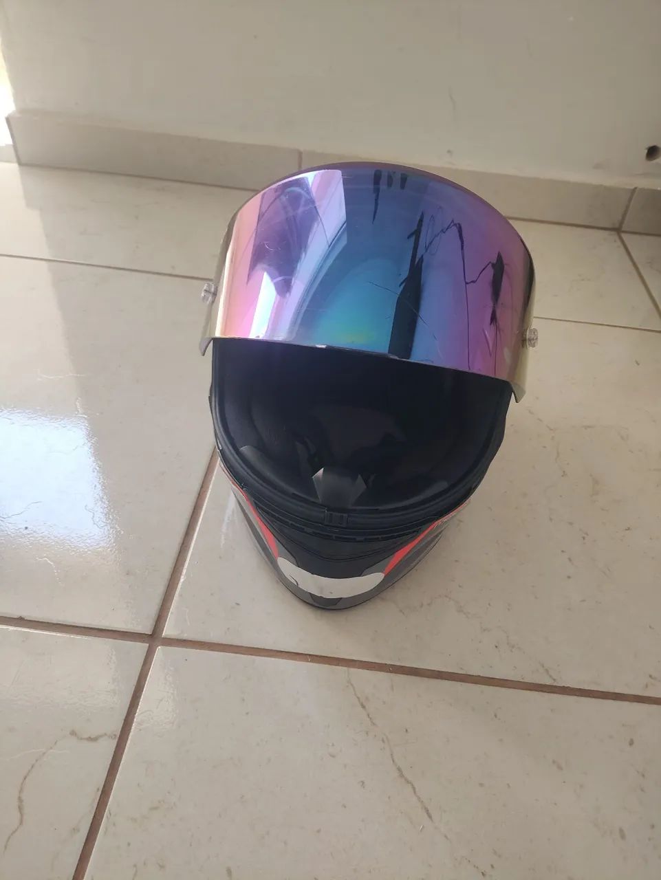 Capacete kyt mazlab número 58 vizeira Iridium  - Foto 2