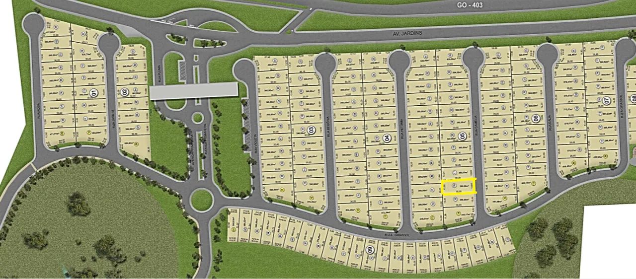 Lote Jardins Nápoles - 390m²