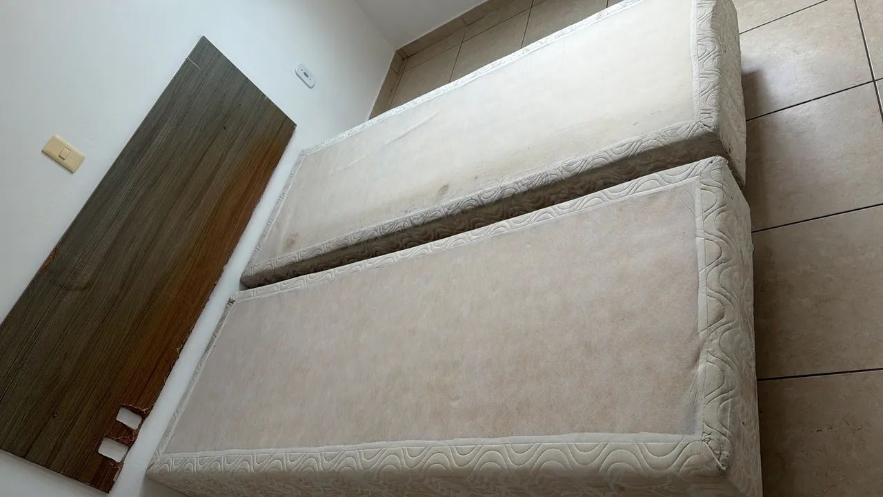 Cama box queen casal 