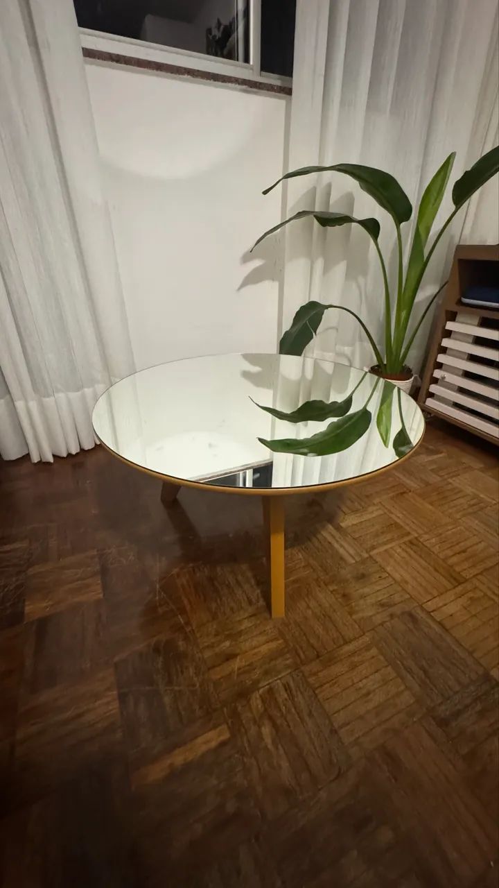 Mesa de centro redonda espelhada  - Foto 4
