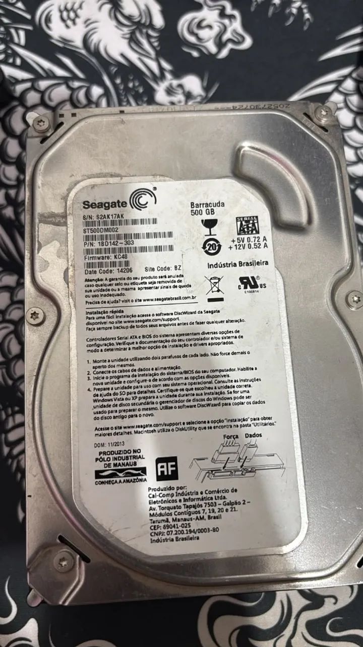 HD Mecânico 500GB 