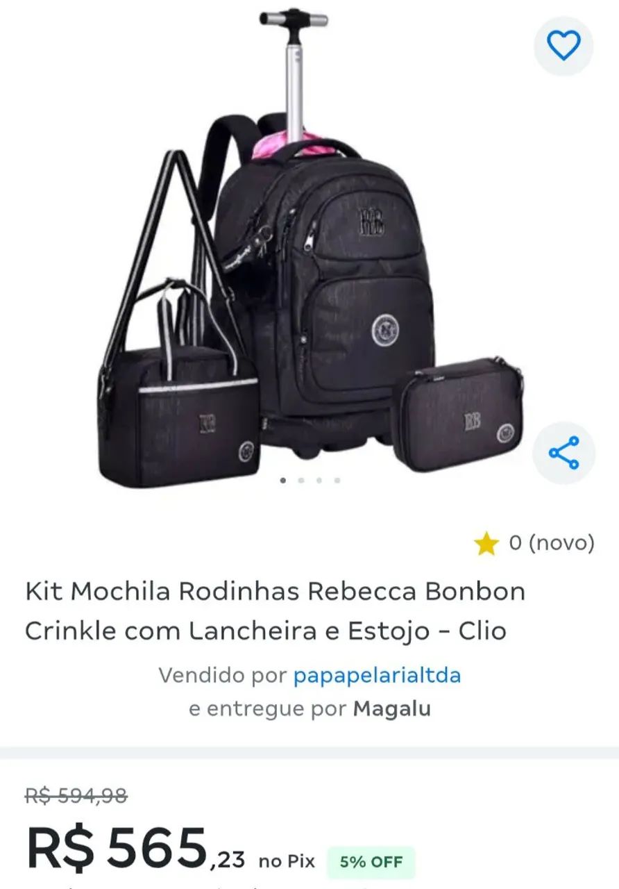 Mochila de rodinha 