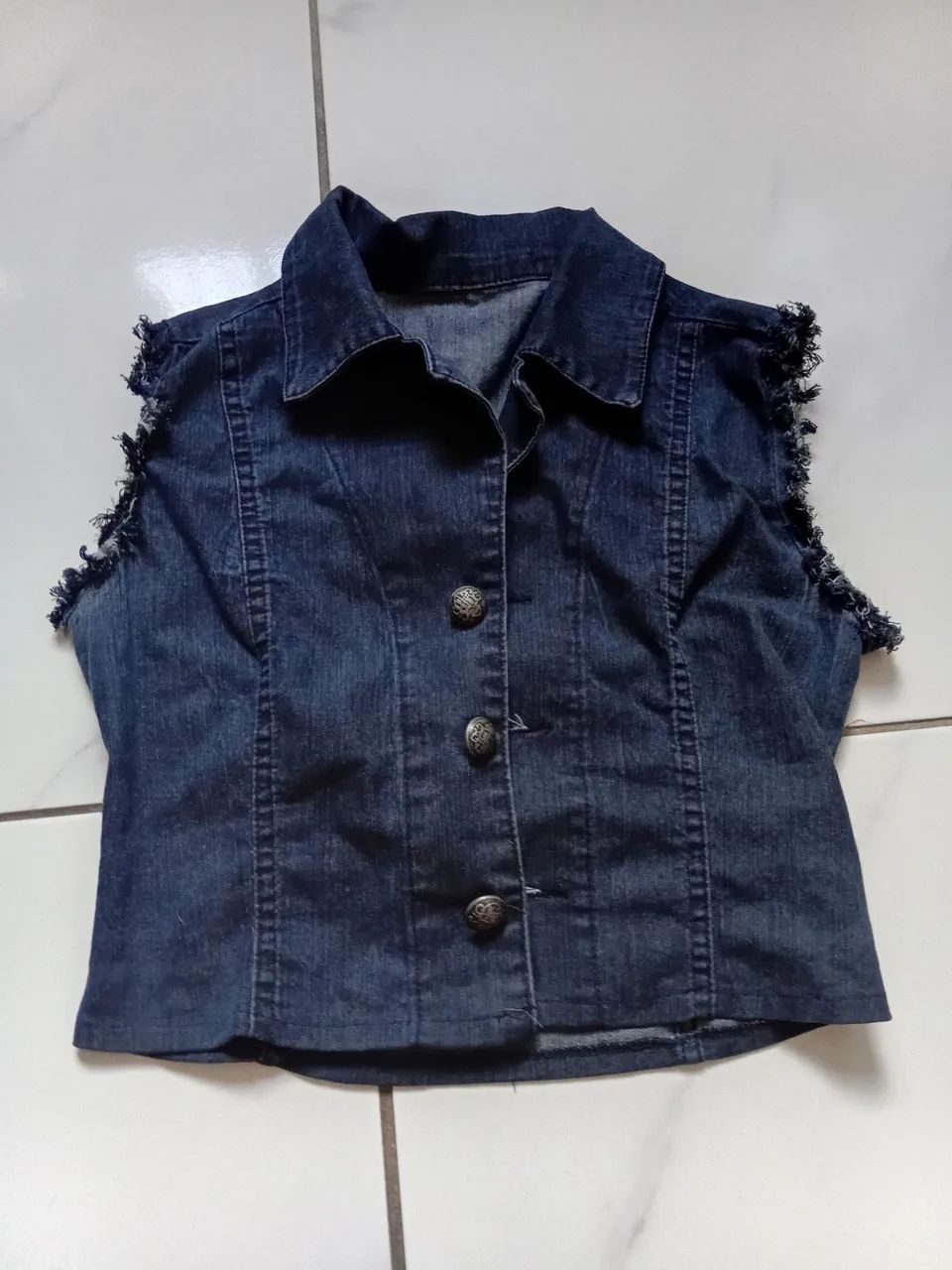 Colete jeans tam. 36/38