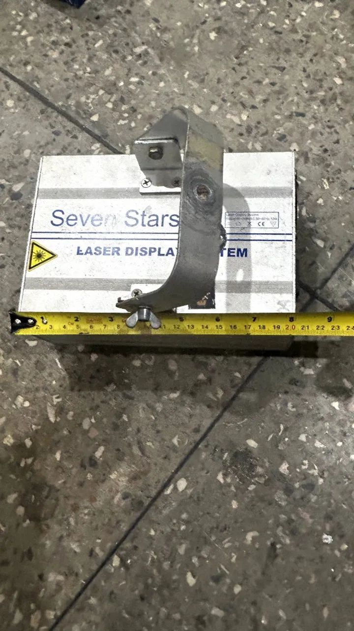 Efeito de iluminação - Laser verde 