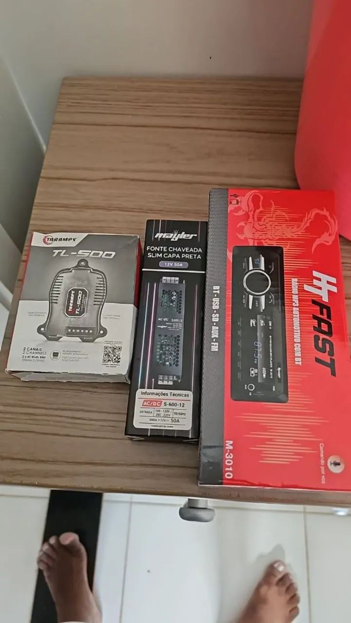 Som Bluetooth com módulo e fonte - Foto 2