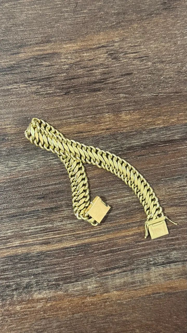 Pulseira de Ouro Lacraia 19.19Gr - Foto 3