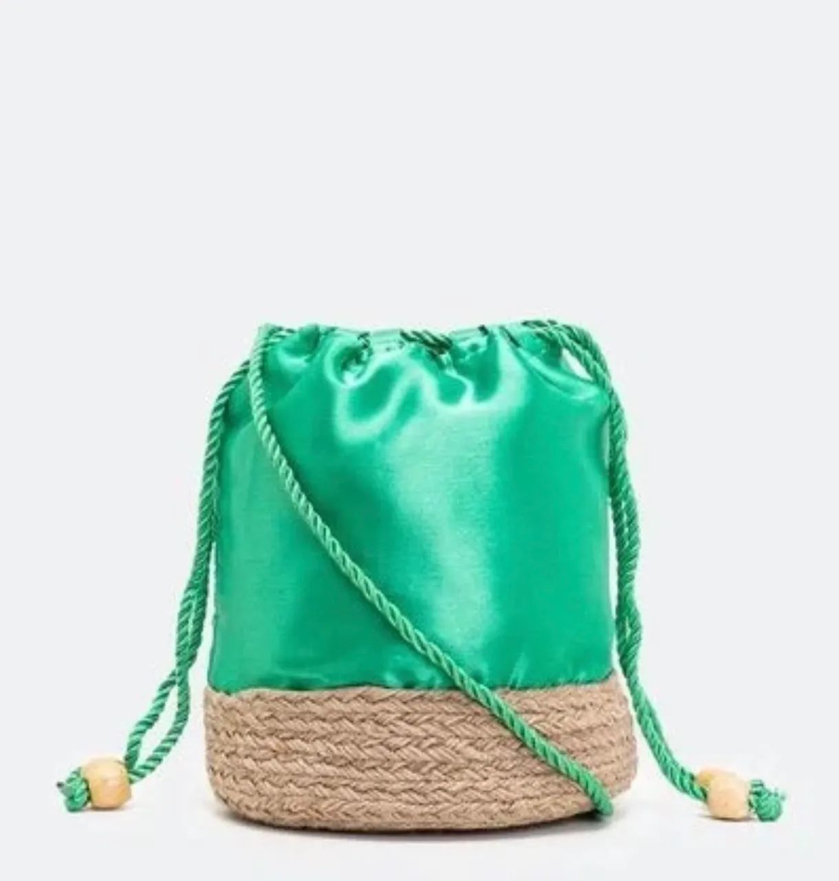 Bolsa de Crochê e Palha - Renner/Satinato 