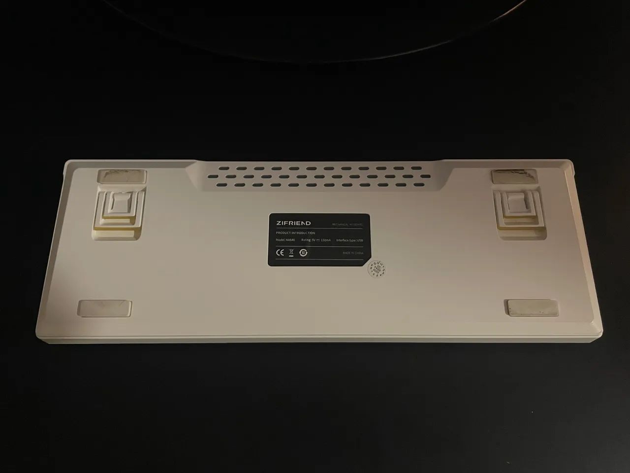 Teclado Mecânico 60% Branco - Foto 2