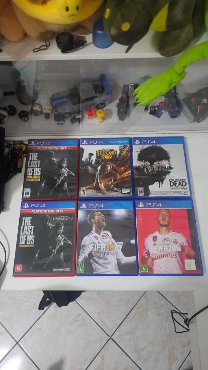 PS4 FAT + 2 controles + 6 jogos - Foto 3