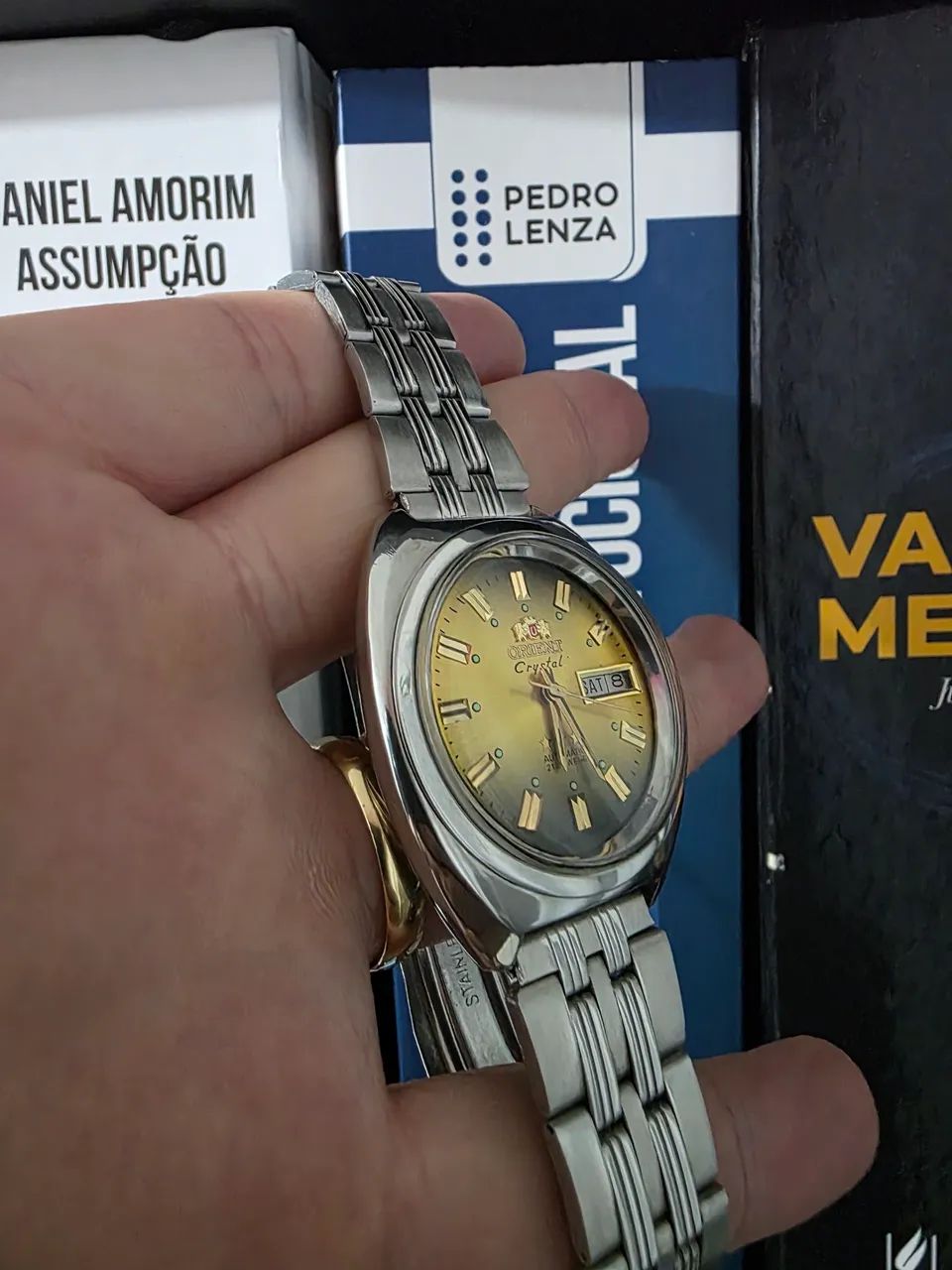 Orient 3 Estrelas Gold 