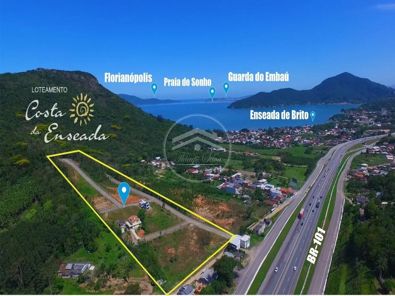 Terreno na Enseada de Brito, Palhoça-SC com Vista paradisíaca para o Verde e o Mar - Foto 2