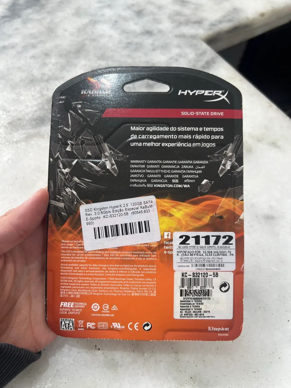 SSD Kingston HyperX de 120GB - Foto 2