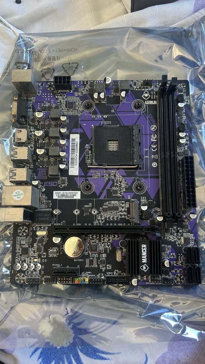 Placa mãe A320M - com problema 