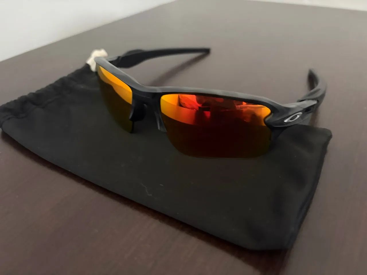 Óculos Oakley flak 2.0 camo ruby prizm - Foto 3