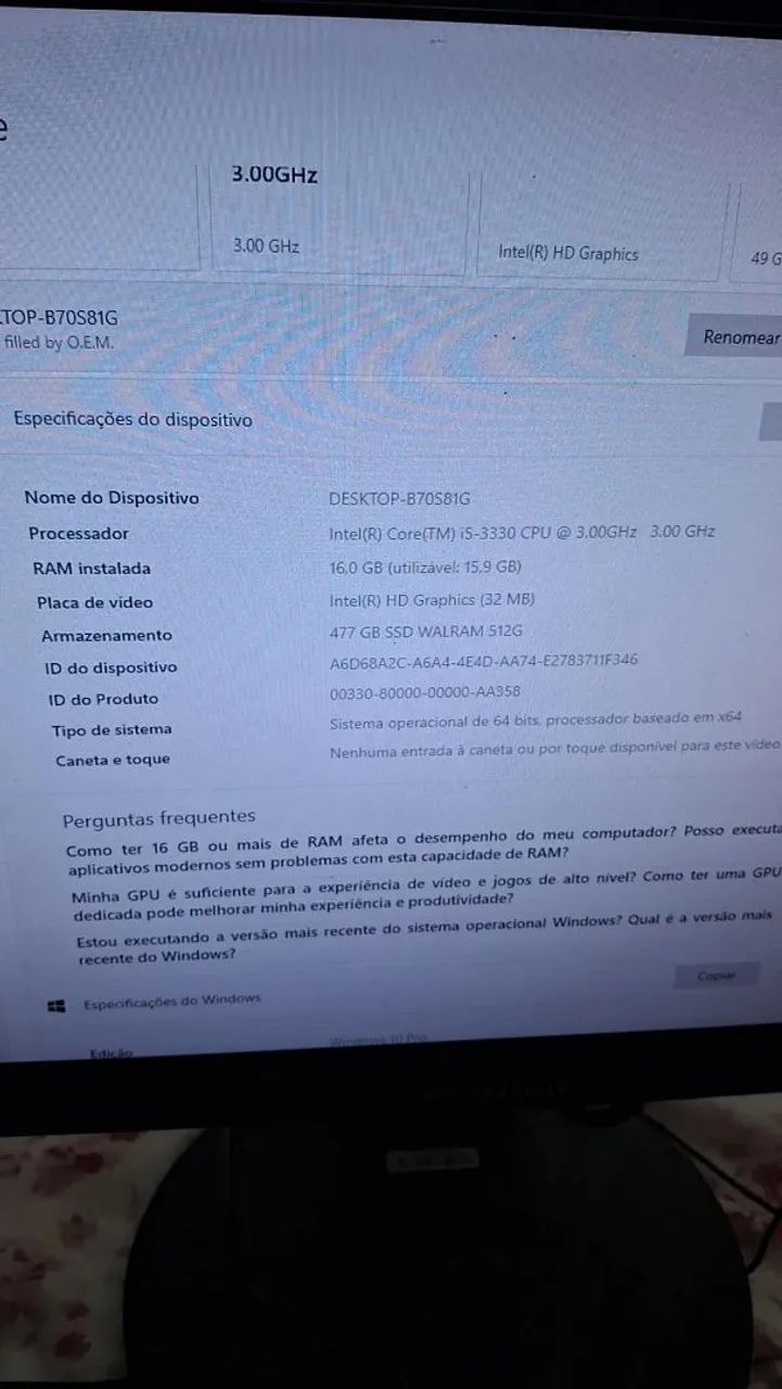 PC NOVO RODANDO TUDO.  - Foto 4