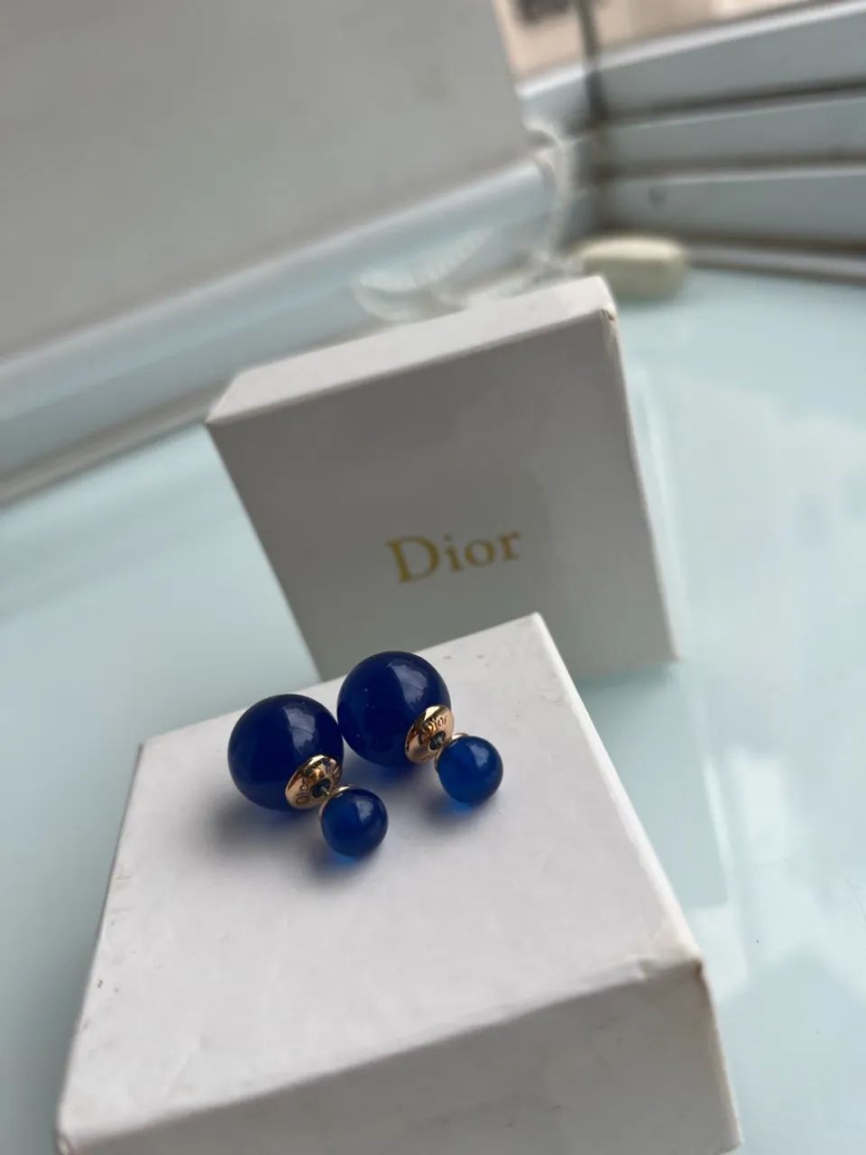 Brincos Dior 