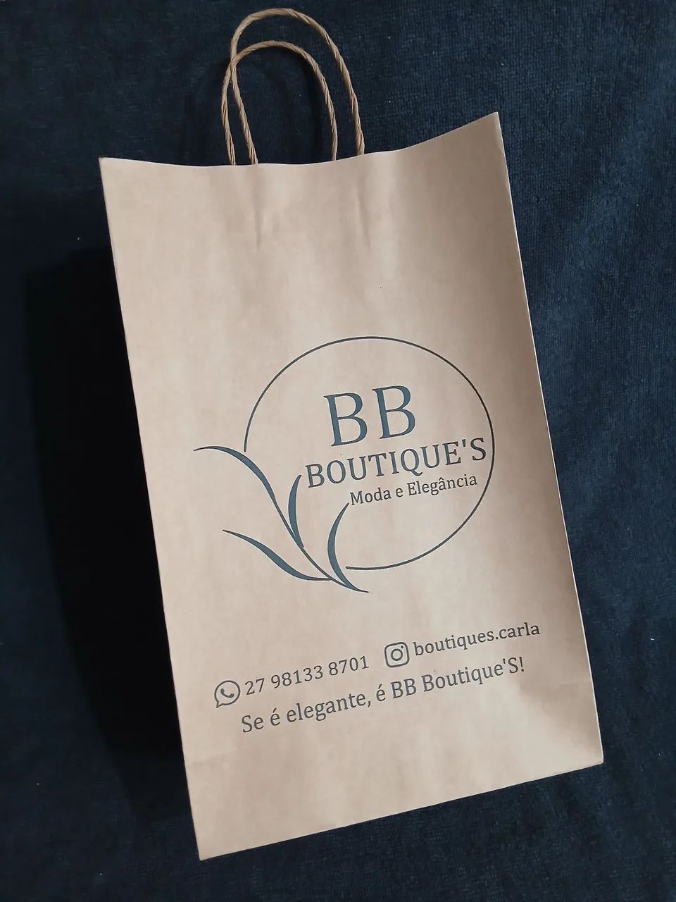 Bolsa de Papel 120g - Parda 120g Personalizada 
