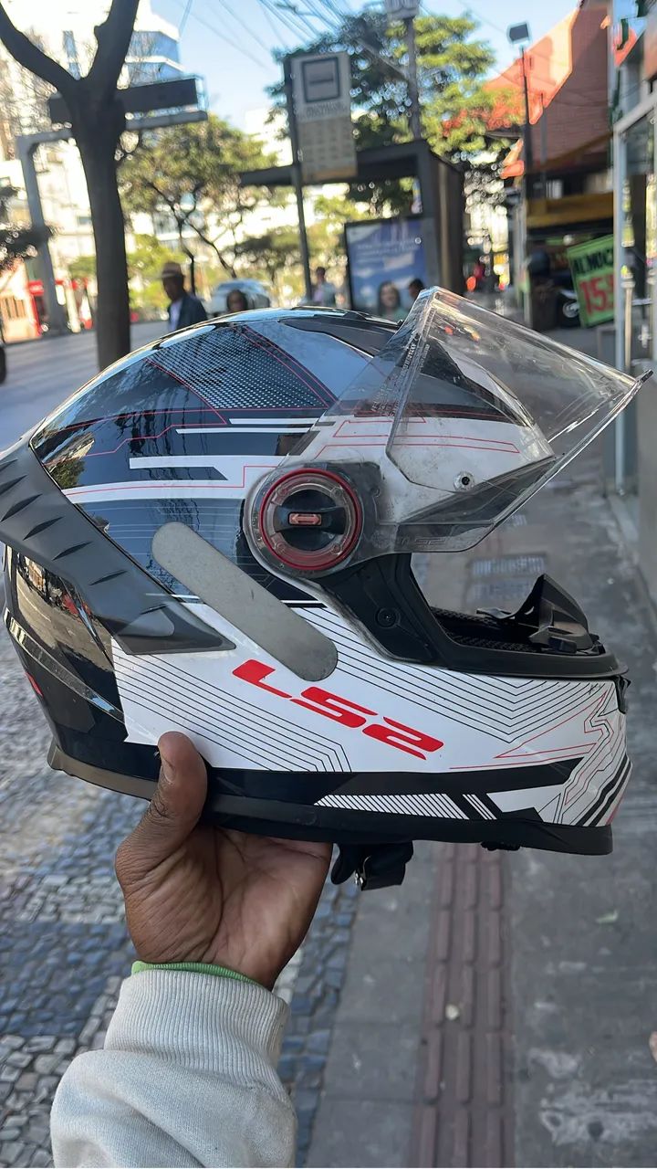 Vendo capacete ls2 em bom estado  - Foto 3