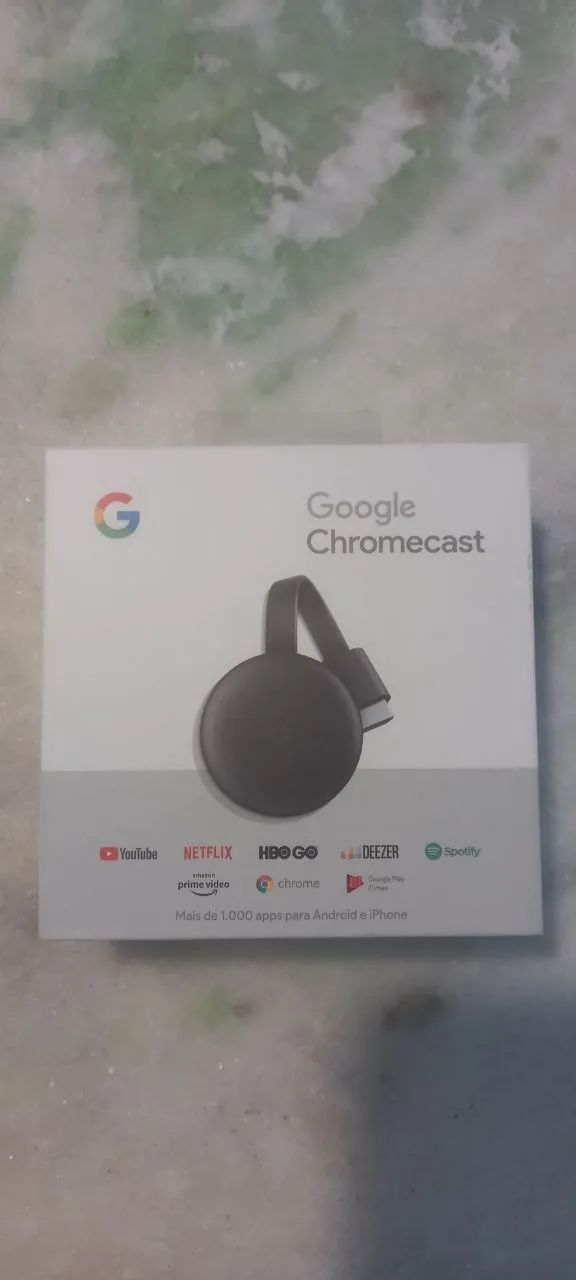 Chromecast 3a Geração Full Hd Original Chromecast + Cabo Usb (Usado)