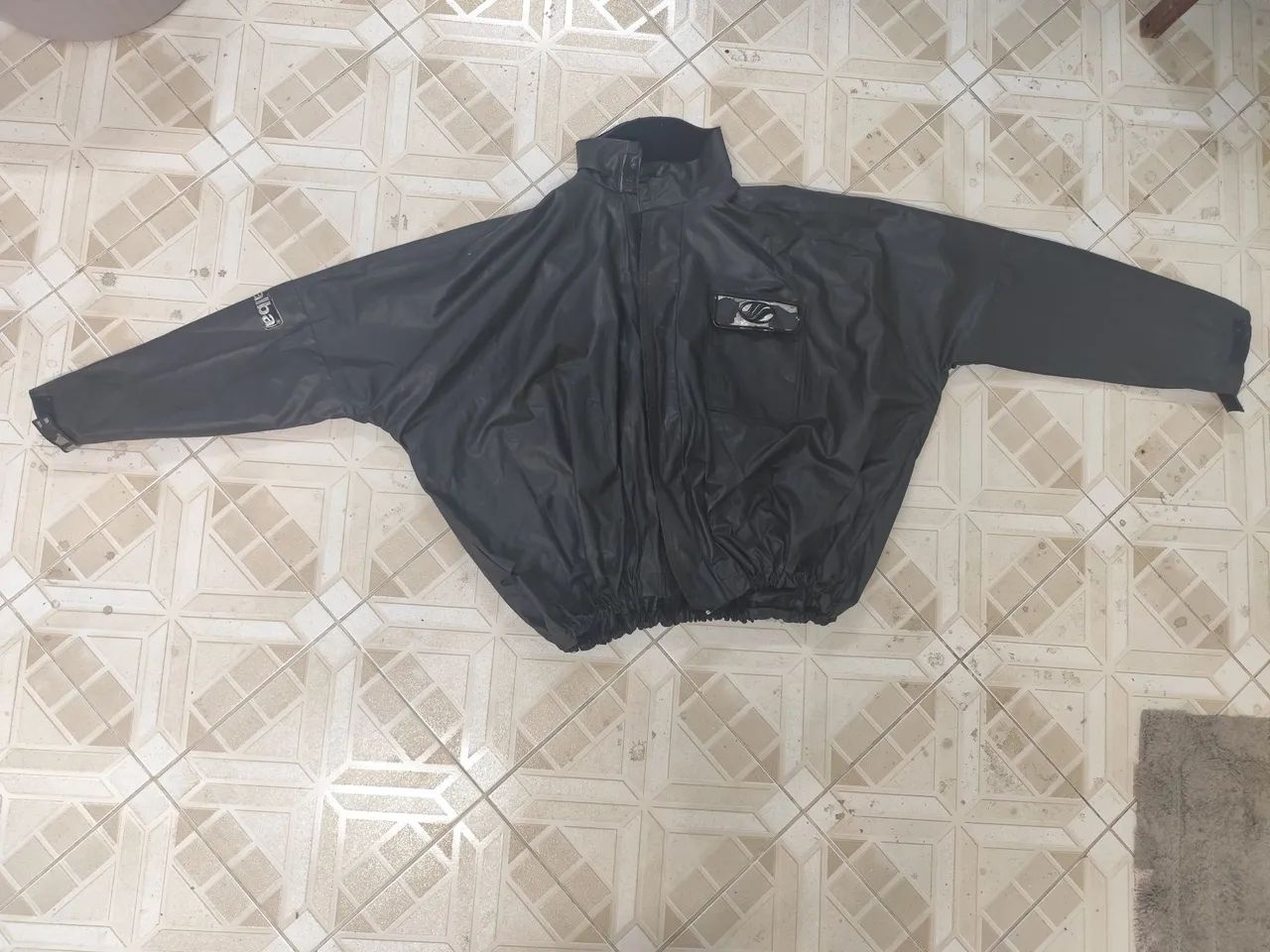Conjunto capa de chuva motoboy com bota - Foto 3